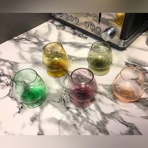 Mini wine, brandy or shot glass set